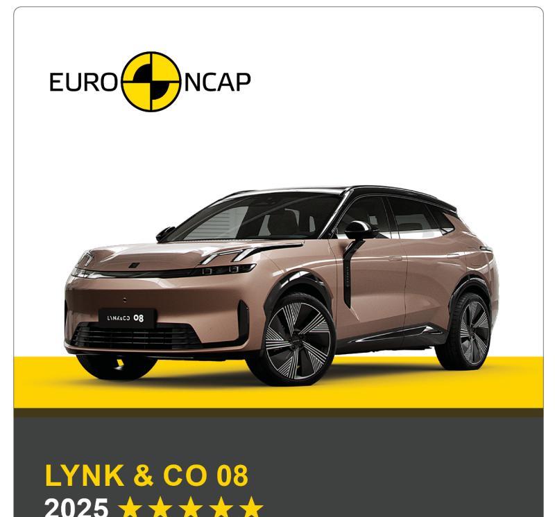 领克08 EM-P Euro NCAP五星安全！2025全球插混安全状元出炉！领
