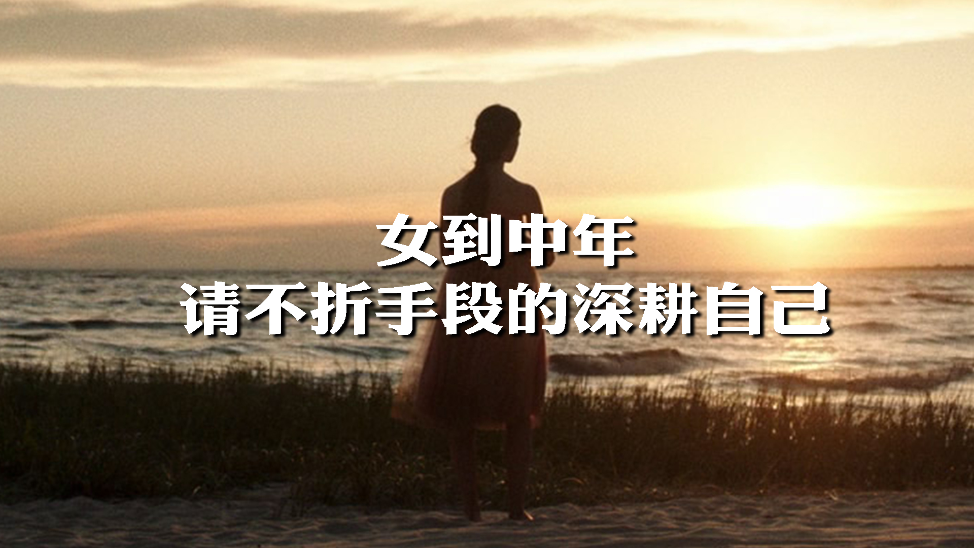 女到中年，请不折手段的深耕自己