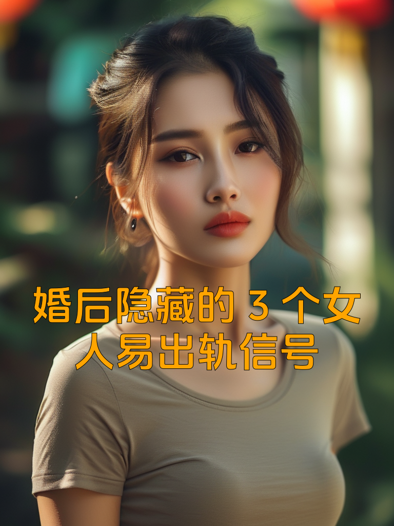 婚后隐藏的3个女人易出轨信号