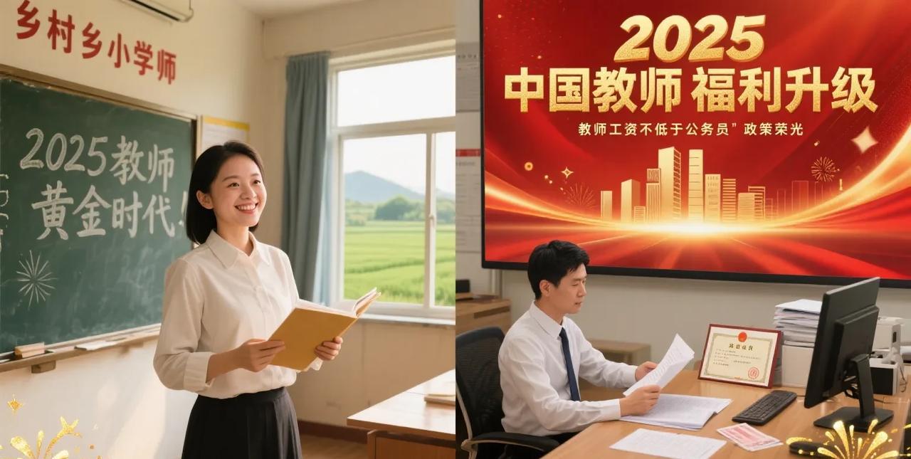 2025年，教师待遇“黄金时代”来了！
2025年，中国“十四五”收官之年，决胜