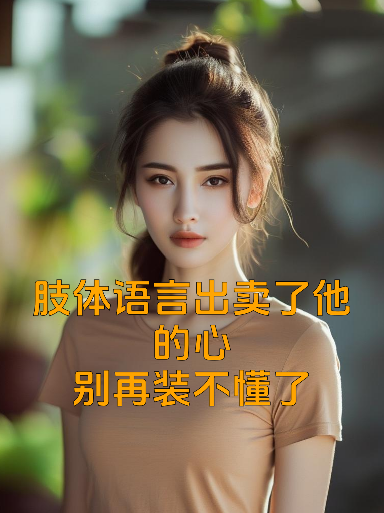 肢体语言出卖了他的心，别再装不懂了
