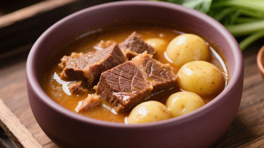 国宴炖肉狠招！土豆不散牛肉软烂，30年大厨秘诀竟是1块冰