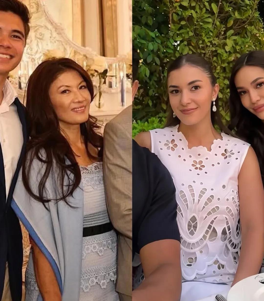 文莱王妃阿妮莎的妈妈
文莱阿杜马丁王子的妻子阿妮莎是欧亚混血，之前看过她爸爸的照