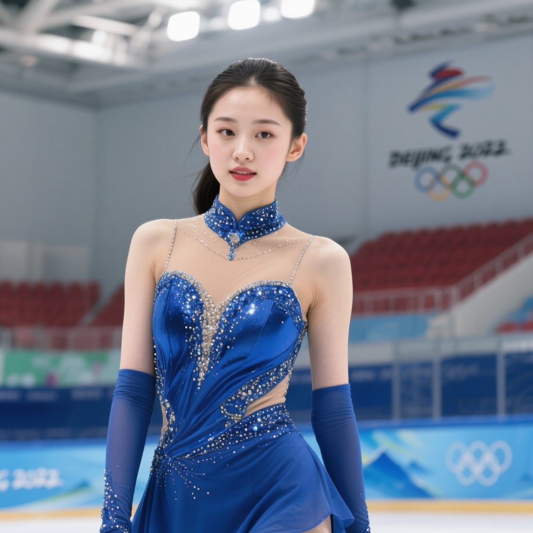冰雪女王驾临场，冷艳气场摄心魄