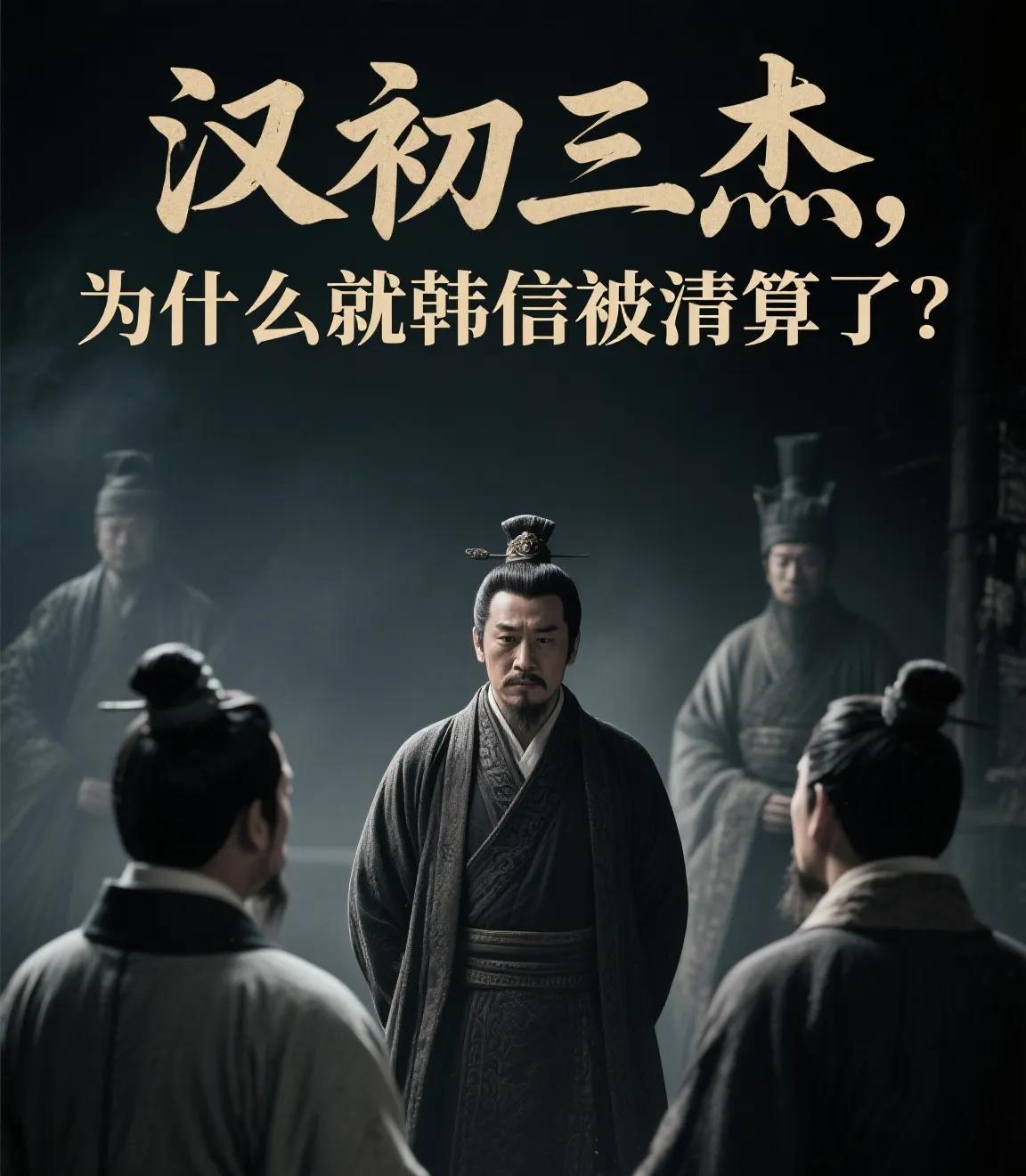 汉初三杰，为什么就韩信被清算了？
