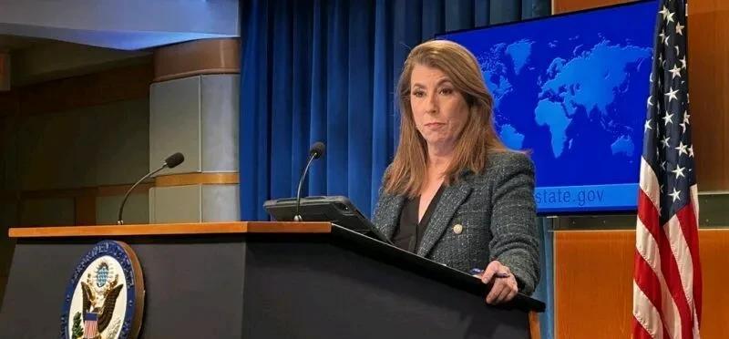 美国国务院新闻发言人塔米·布鲁斯在新闻发布会上表示，美国从未放弃对乌克兰的支持，