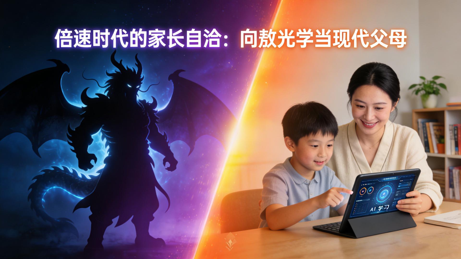 “倍速时代”的家长自洽：向《哪吒2》的敖光学当现代父母