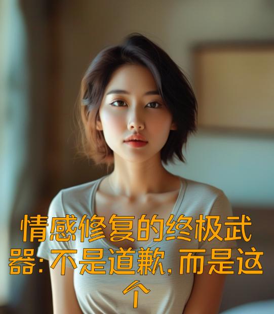 情感修复的终极武器：不是道歉，而是这个