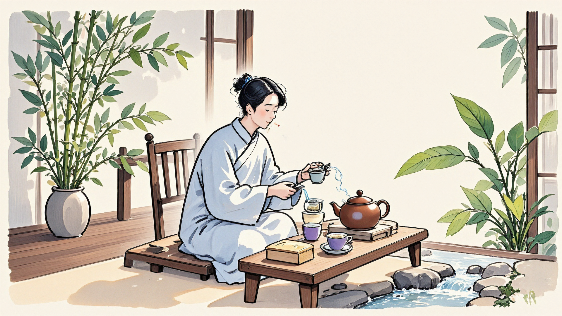 《茶水开0.5倍速，灵魂才加载得动》