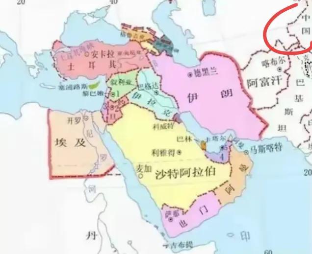 原来东大离中东这么近，之前一直停留在“相距甚远”的印象中，一看地图才猛然清醒，难