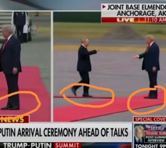 特总稳稳站在宽宽的红地毯上，
早早就伸出了“热情”的手，
去迎接从细细的如“钢丝