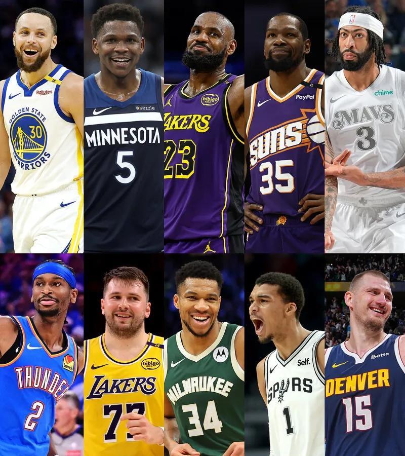 NBA美国队 VS 世界队，谁能赢？
美国队：库里，爱德华兹，詹姆斯，杜兰特，浓