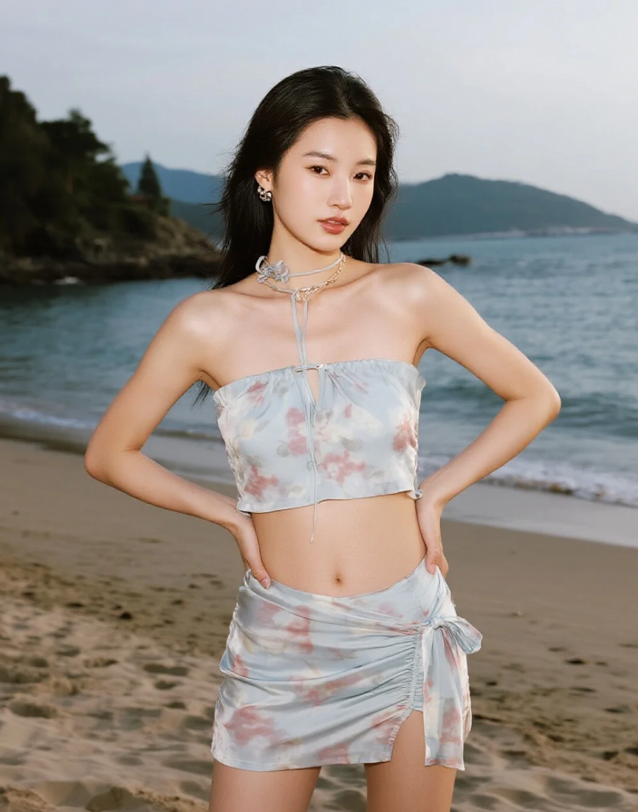 侧颜杀+海风撩发，这个瞬间我愿称之为完美。