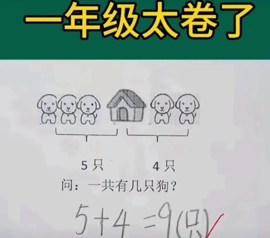 5+3-2=6竟被判错！
老师红笔一挥孩子懵了
一张一年级数学卷，答案全对却只得