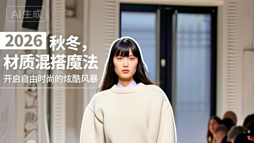 2026 秋冬，材质混搭魔法 开启自由时尚的炫酷风暴