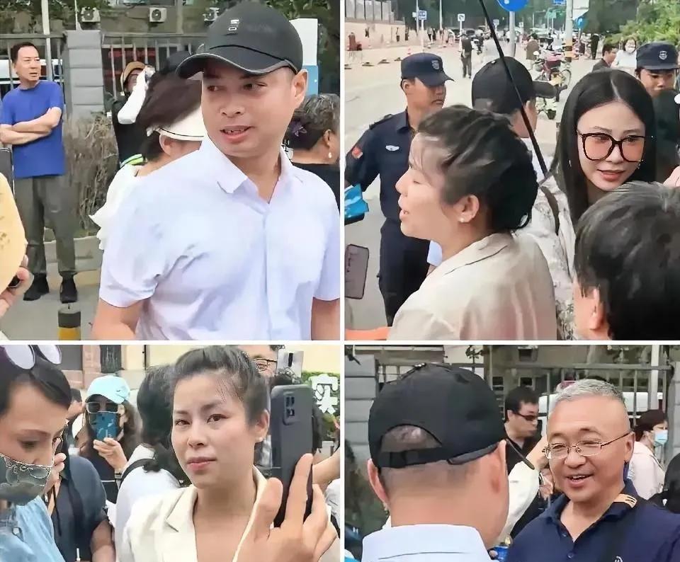 我特意去查了一下许妈妈才发现今天开庭现场不仅仅是人多热闹，而且大部分都是支持许妈
