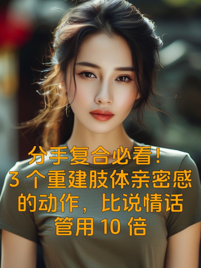 分手复合必看！3个重建肢体亲密感的动作，比说情话管用10倍