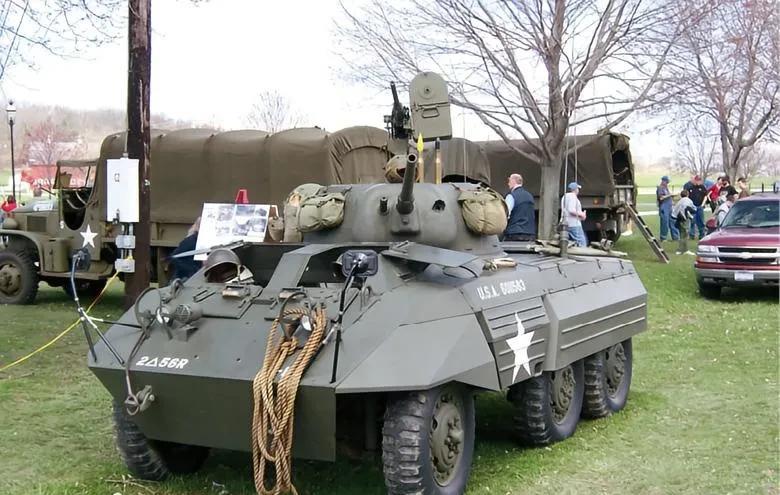 二战经典武器：美国M8轻型装甲车
M8轻型装甲车是美国福特汽车公司在二战时期生产