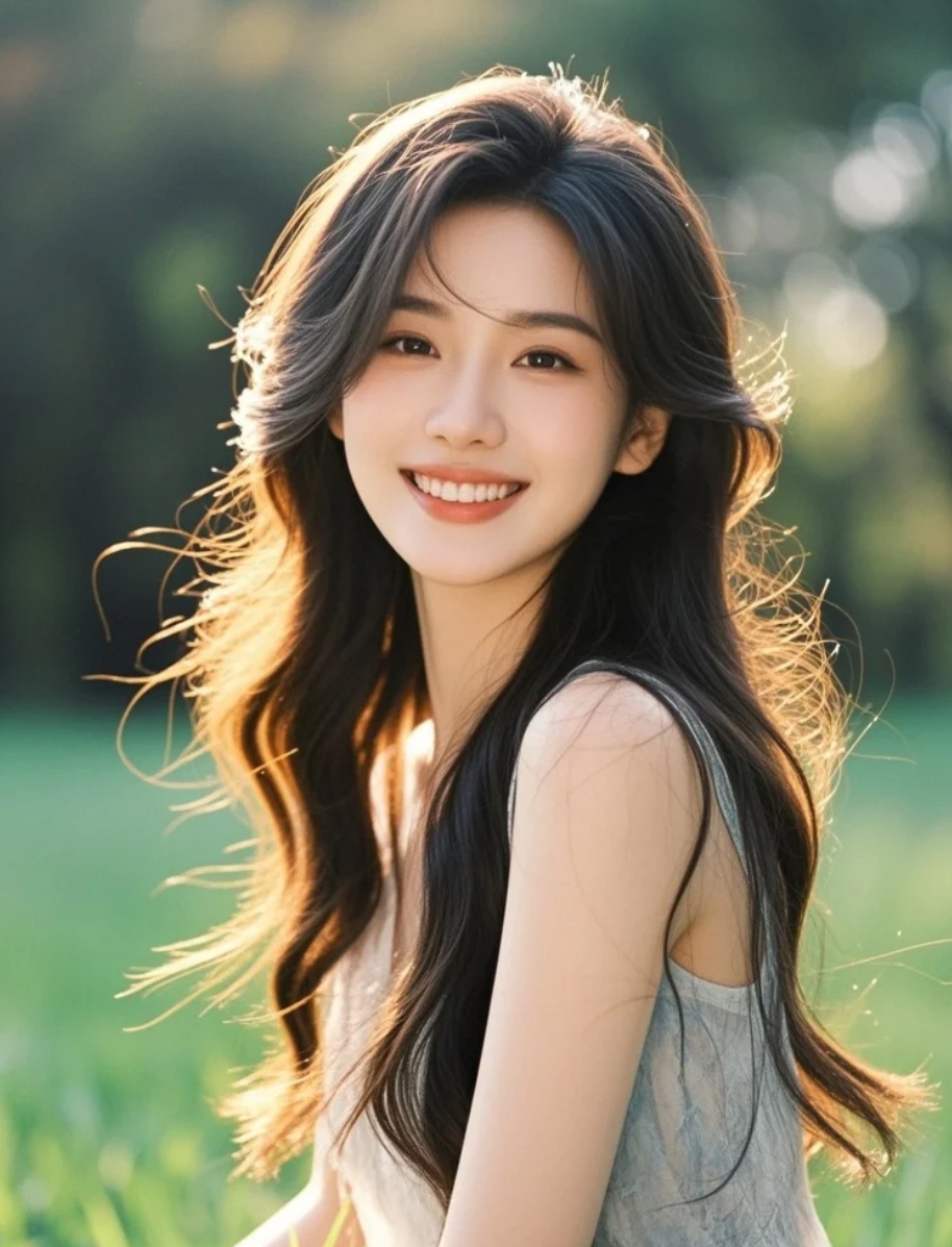 诗意的画面里，她是最美的风景，宁静而深远