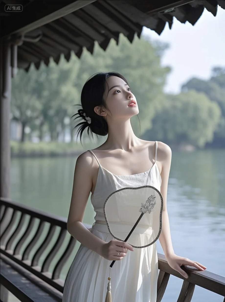 这样的女子，是路过人间，还是为你而来？