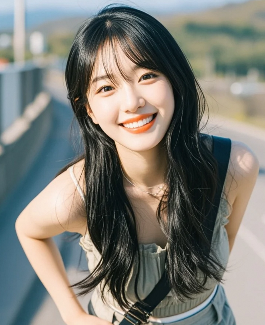 风中有她的气息，自由而静谧