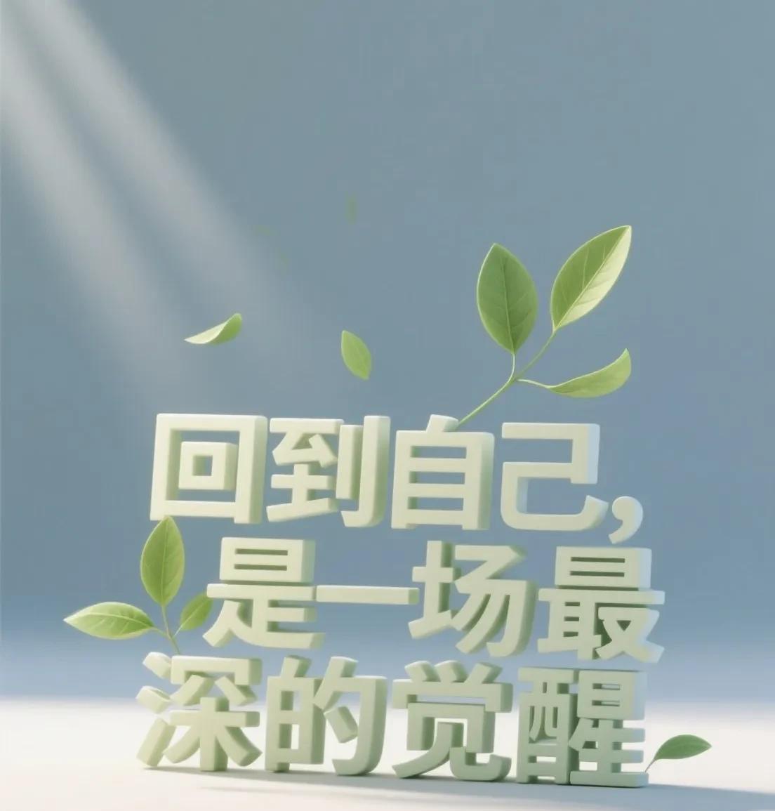 回到自己是一场最深的觉醒
生命的真相是向外追逐得越远，离自己的本心就越迷茫。如果