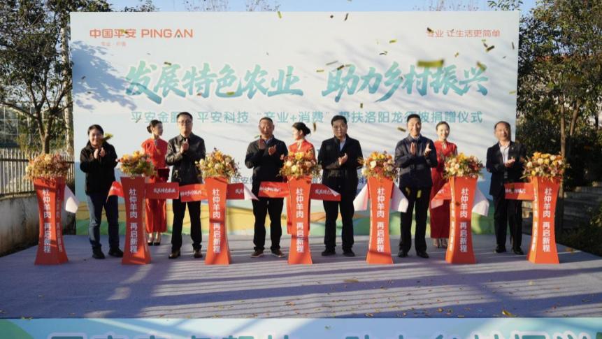 “产业+消费”帮扶助力乡村振兴，平安金服、平安科技推动洛阳杜仲羊“破圈”升级