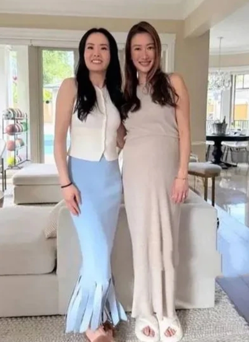 谢霆锋妹妹、谢贤女儿谢婷婷在上引热议，她在个人社交软件晒出自己孕8个月仍然打网球