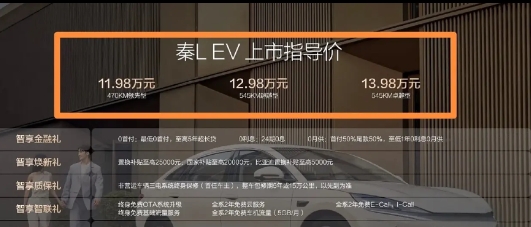 何小鹏最担忧的事还是来了！

比亚迪秦L ev上市价格精准切入小鹏MONA03的