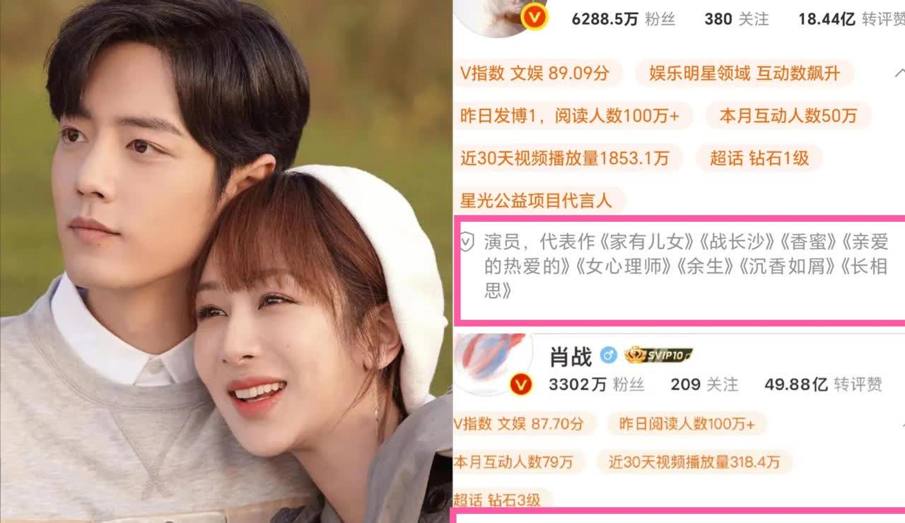 肖战一改名，我想全网最尴尬的人就是杨紫了吧？

实在搞不懂肖战了，该简介居然