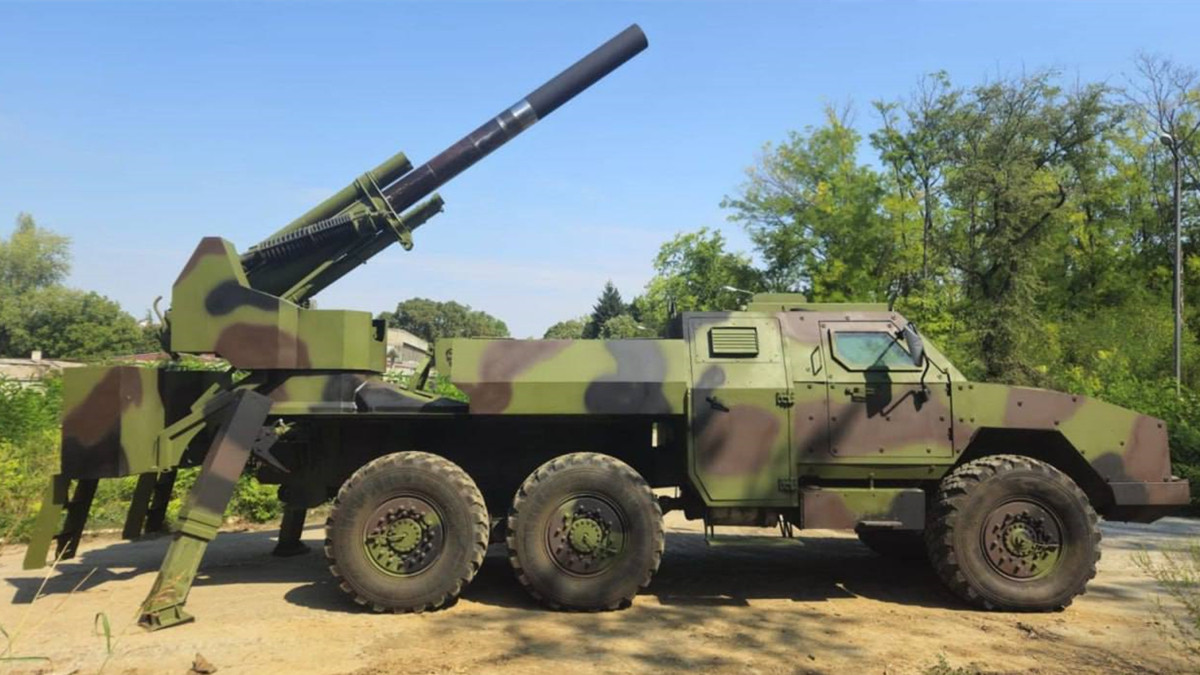 塞尔维亚的陆战重拳，203毫米TSMB重型自行迫击炮