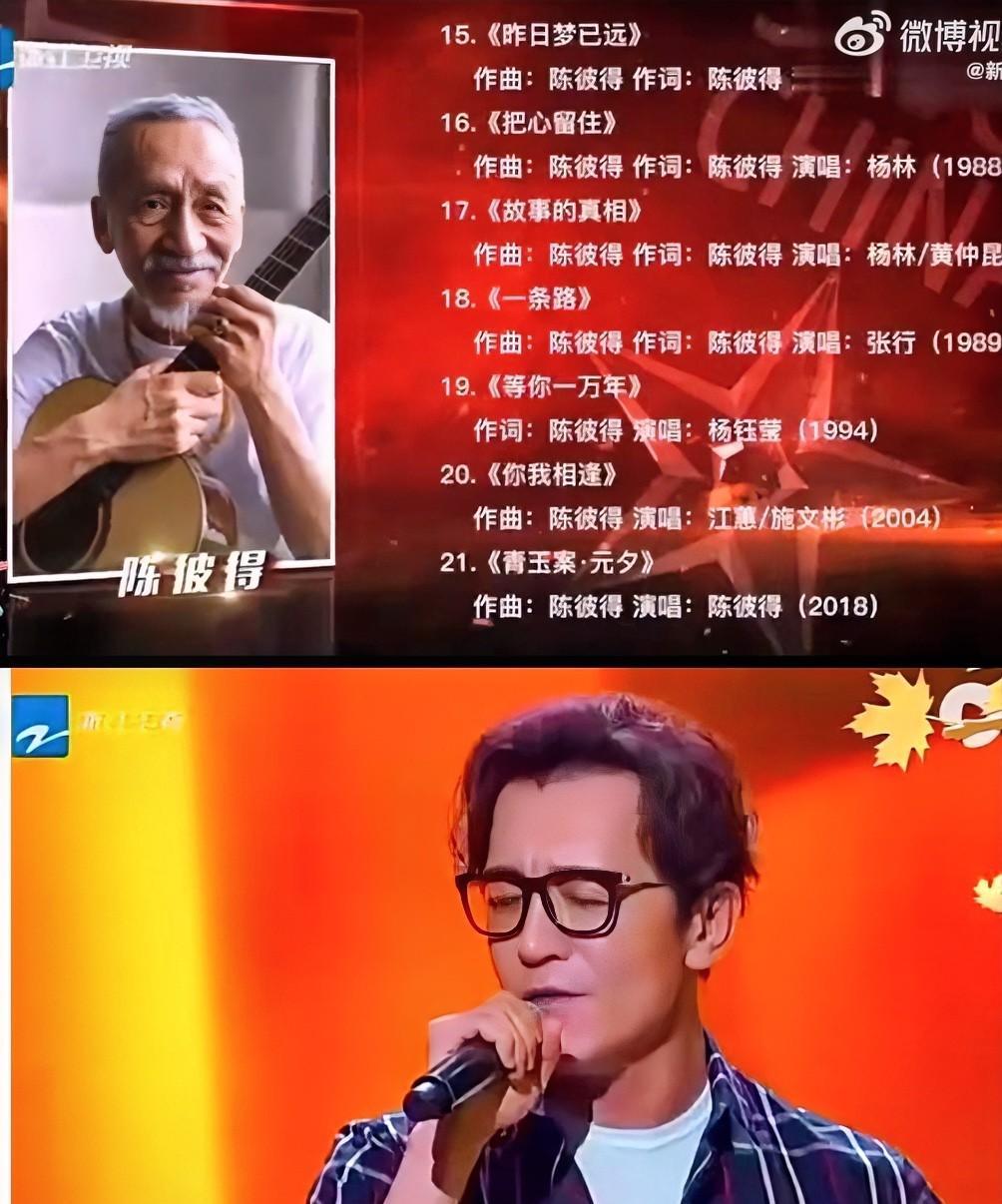 陈彼得老爷爷去世了，
那个在《中国好声音》舞台唱《Remember  me》的爷