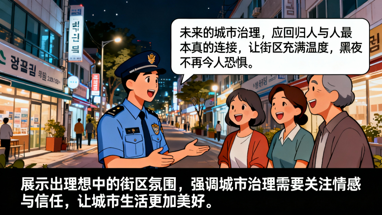 韩国的3D虚拟警察上岗，路人笑了小偷跑了？