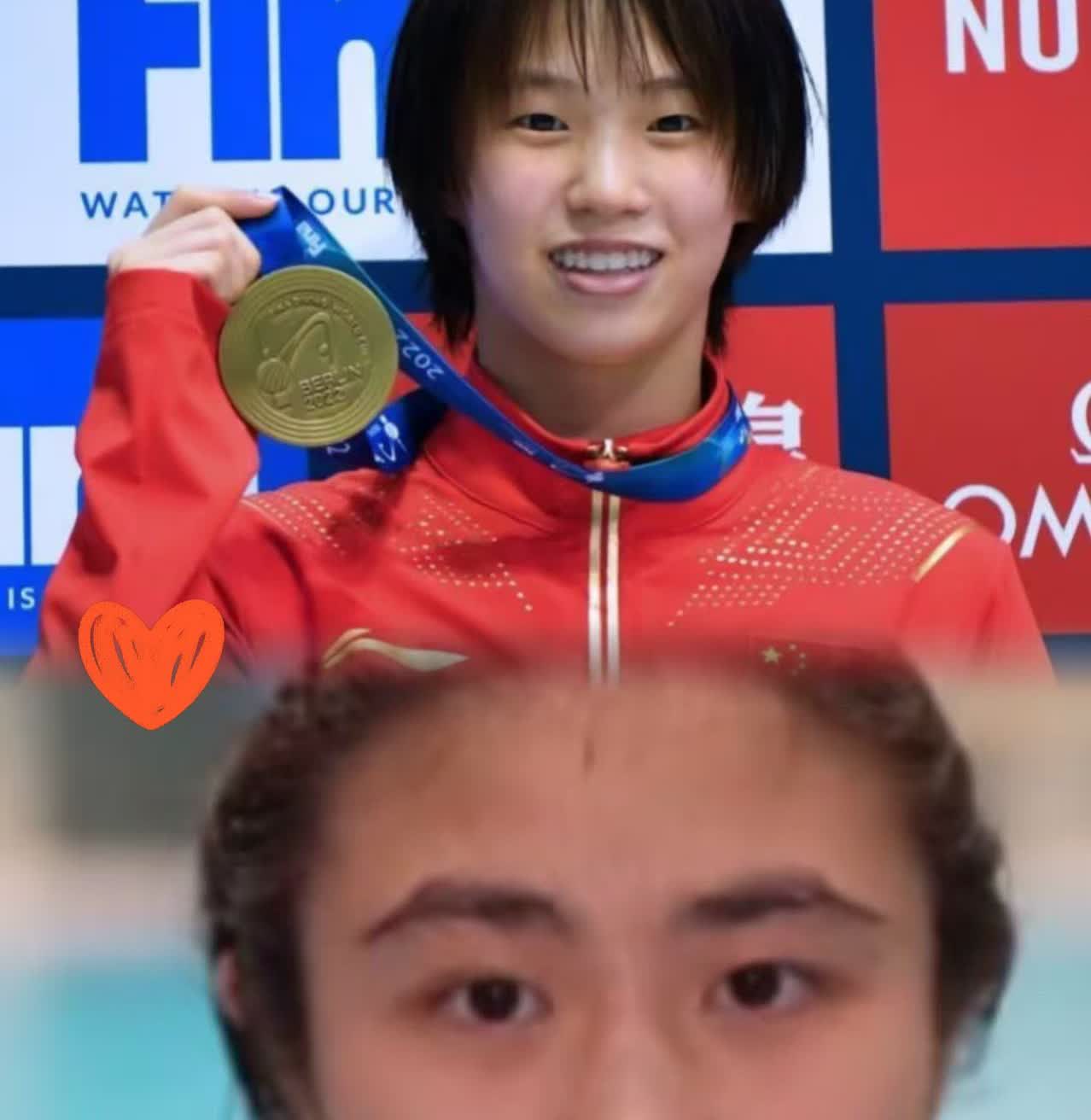 真没想到
 新加坡世锦赛10米台，
15岁谢佩玲与“台坛女王”陈芋汐同场竞技