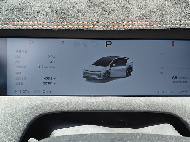 续航没打折
每天跑城区道路，没有发现续航打折的情况