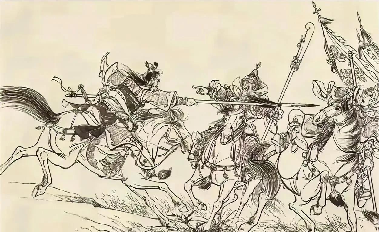 杨继业被潘仁美打了四十军棍，拨给他五百老弱残兵，让他去大战辽国大帅韩昌，金刀令公