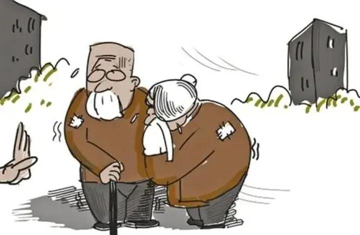 父母老了像犯罪，
事情咋做都不对，
儿孙城里高楼住，
………请友续句………？
[