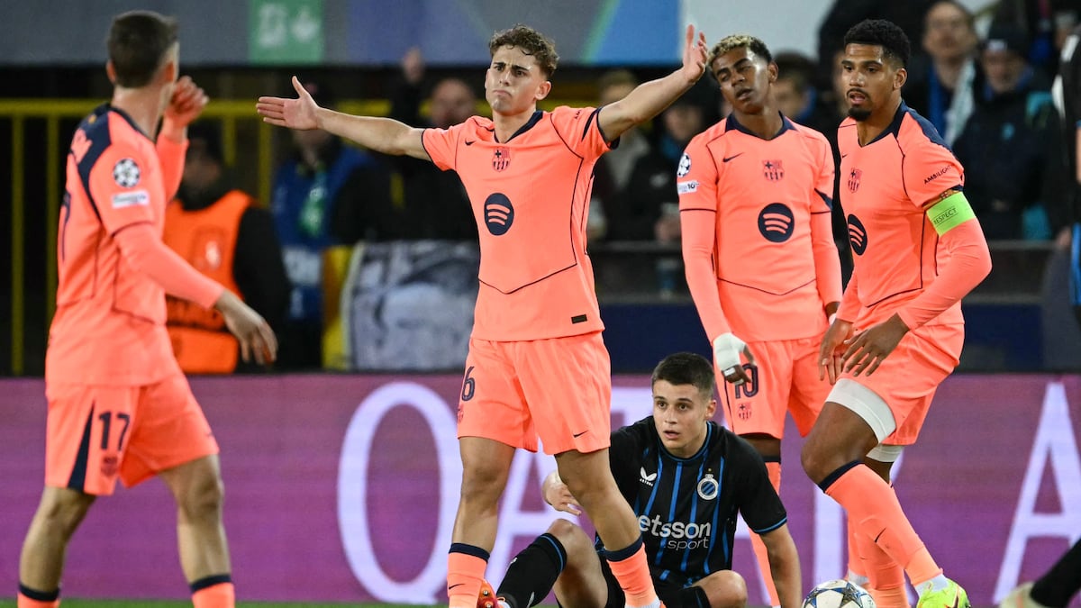 亚马尔进球+造乌龙，巴塞罗那3：3遭布鲁日逼平