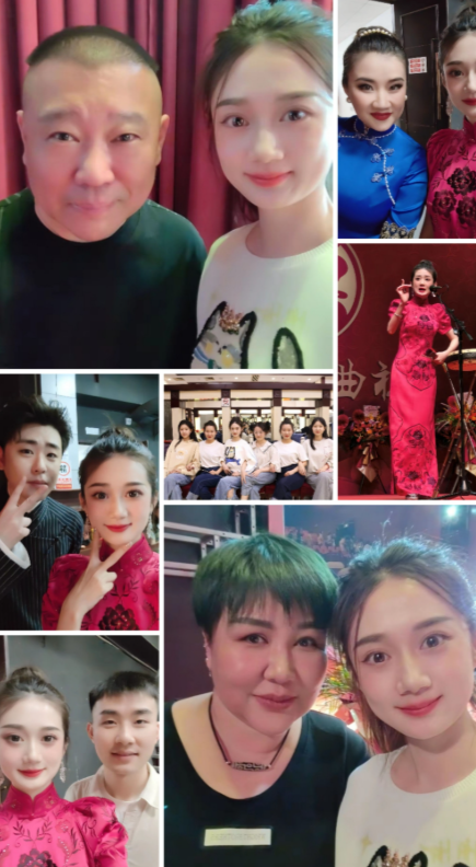 她叫张钰麟，21年进入德云鼓曲社，师从王慧，学习白派京韵大鼓，艺名叫张婉怡，长得