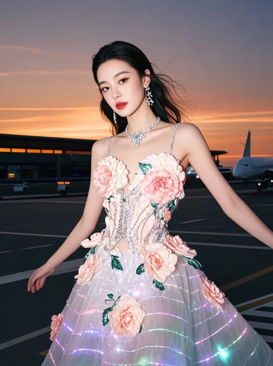 她没说再见，只是说要去远方