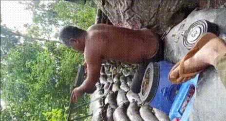 我在网上看到几段来自柬泰前线交火的视频，其中画面显示，柬埔寨士兵已经赤膊作战，使