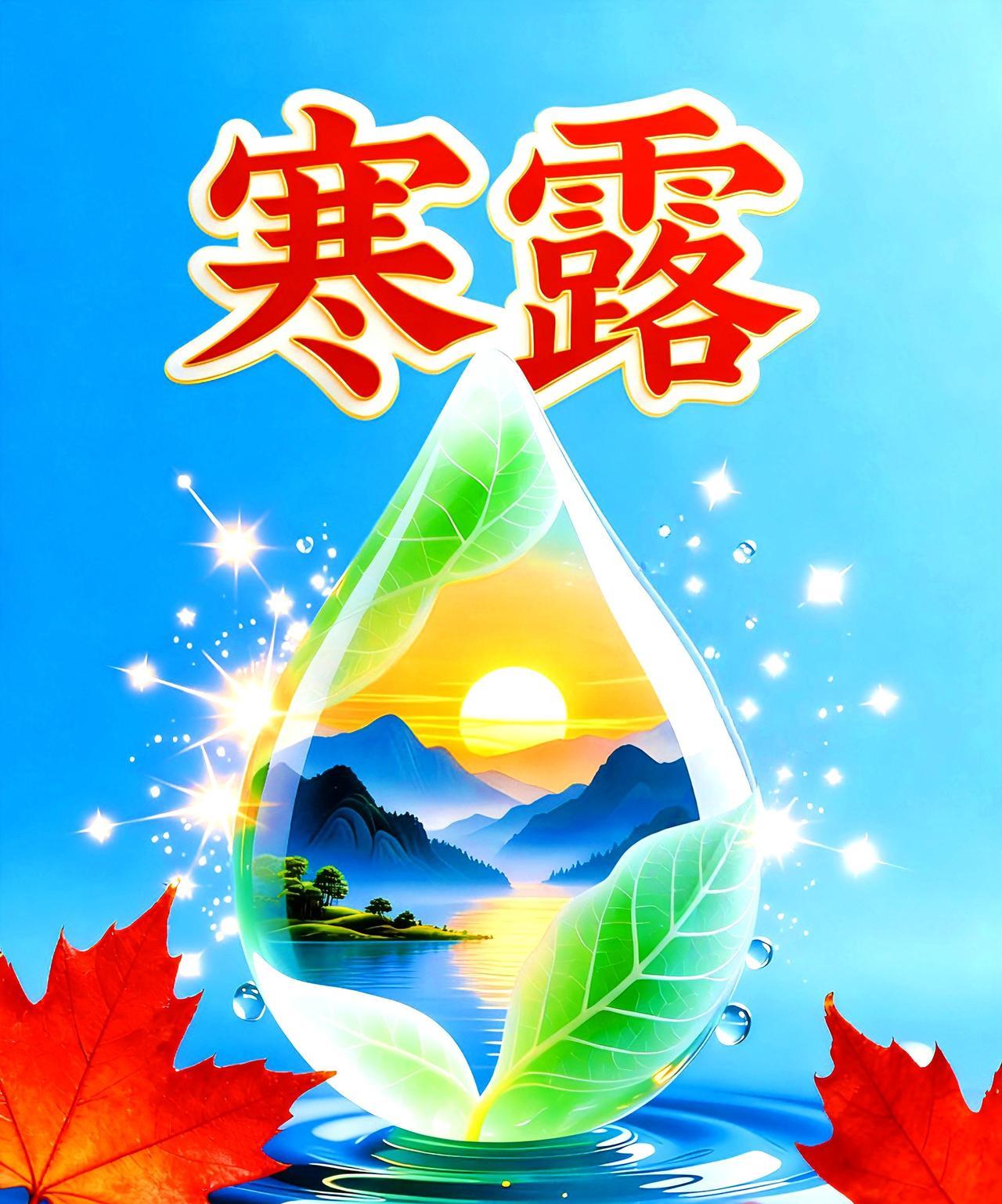 《寒露》
寒露秋风起，天凉叶渐黄。
添衣防秋冷，煮茶暖心房。
夜长天更阔，风送桂