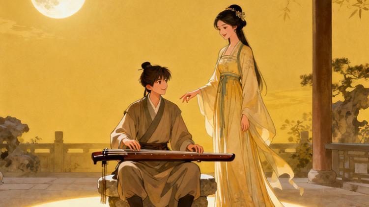 民间故事《画魂·玉兰》