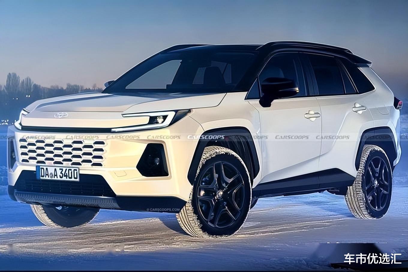 新一代荣放RAV4曝光，内外大变样，主打全新插混动力，能否大