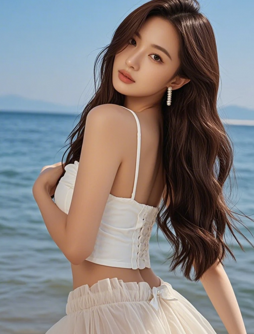 她的裙裾，是风写给夏天的十四行诗