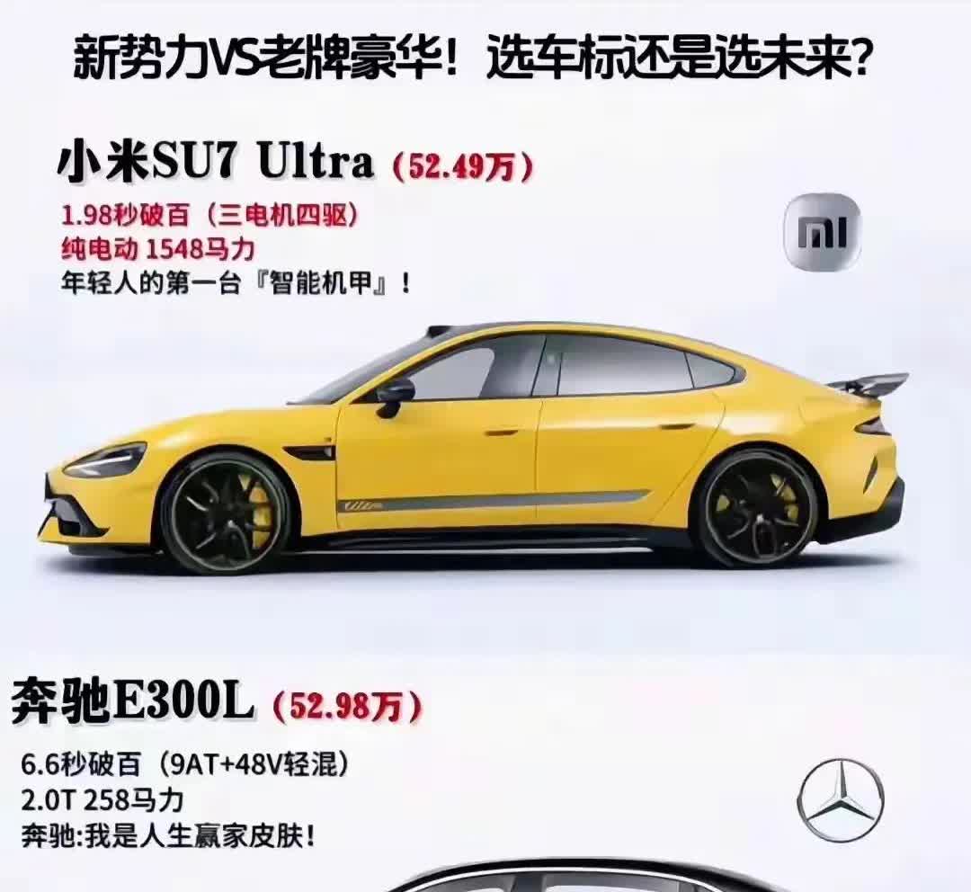140年  VS 140天？

小米和奔驰，竟然有人会犯选择困难症。

