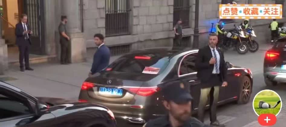 中美谈判在西班牙开始了，但我想知道中方开的这辆奔驰是四川的牌照吗？