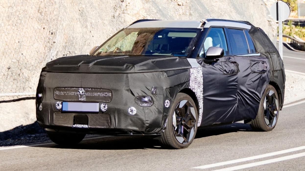 全新方盒子造型 采用混动与插混动力 现代新一代途胜谍照曝光