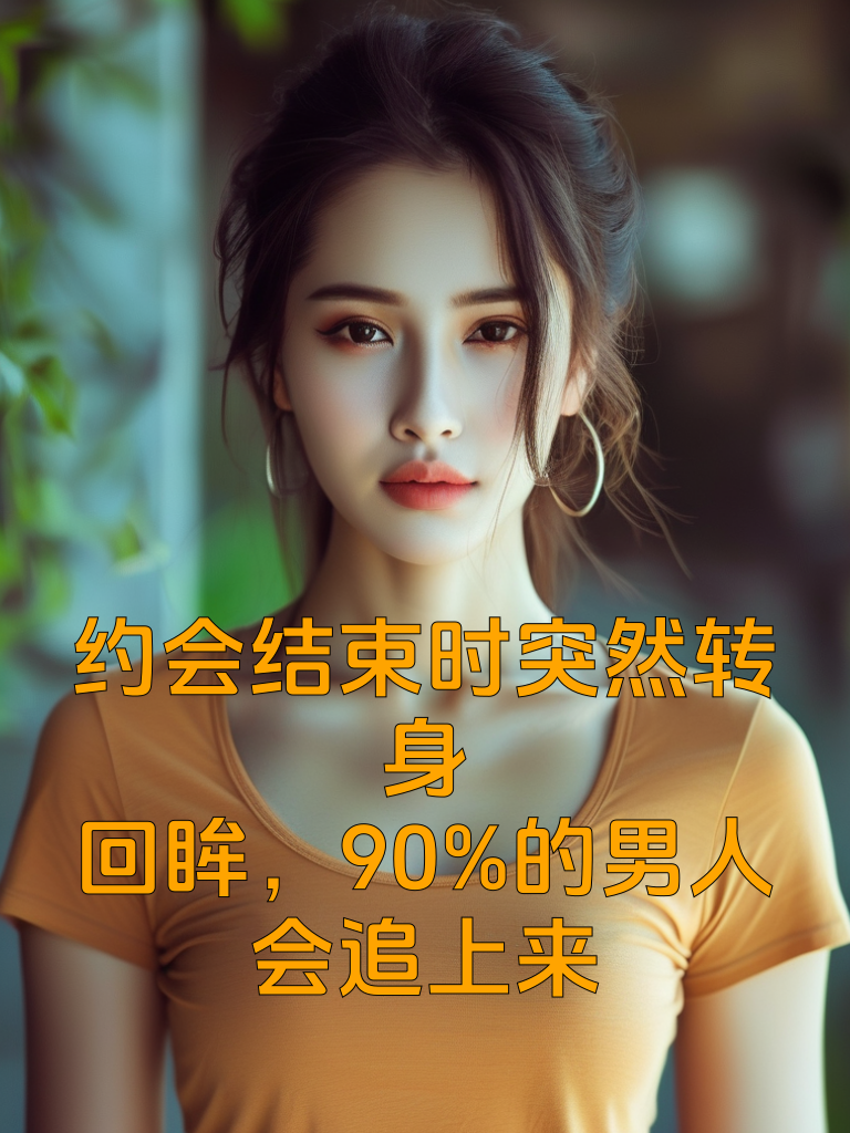 约会结束时突然‘转身’+‘回眸’，90%的男人会追上来