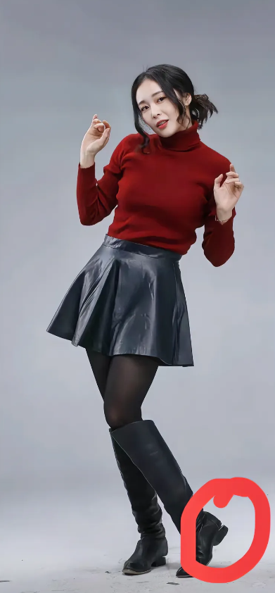 高叶，好美啊！美中不足的是脚上那双断了鞋跟的靴子，影响了整个画面！